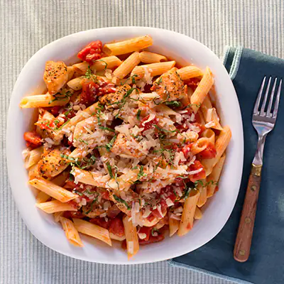 penne-and-chicken-tenderloins-with-spiced-tomato-sauce